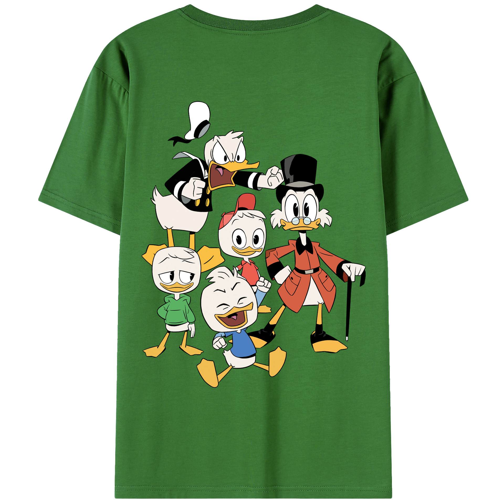 （画像用） ミッキーマウス Mickey Mouse レディース半袖Tシャツ(バックプリント)